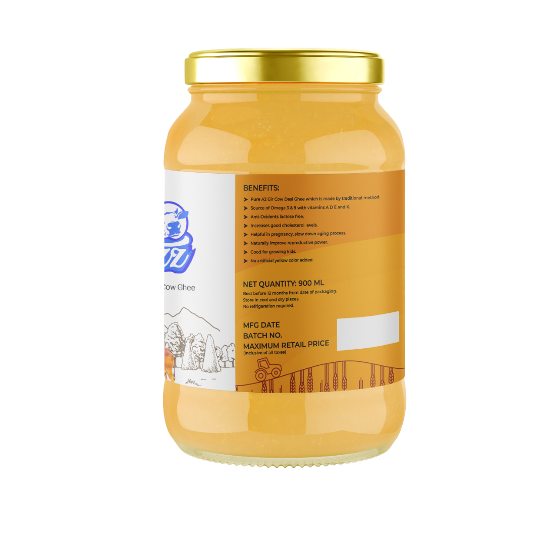 GauTezz Vedic Bilona Pure A2 Gir Cow Ghee - Image 3