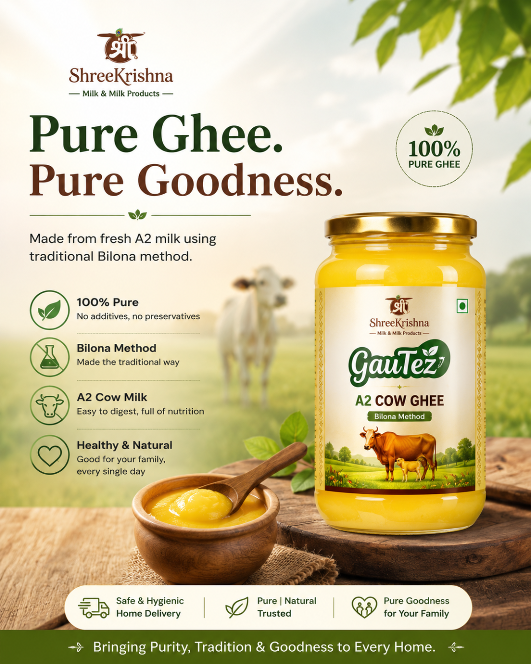 ShreeKrishna A2 Cow Ghee